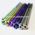 High quality DIN Gr5 anodized titanium bolts and screws for bicycle